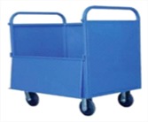 MS Powder Coated Bin With wheel